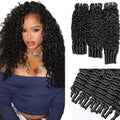 Burmese Curly Human Hair Bundles - 28, 30, 32 Inch Water Wave