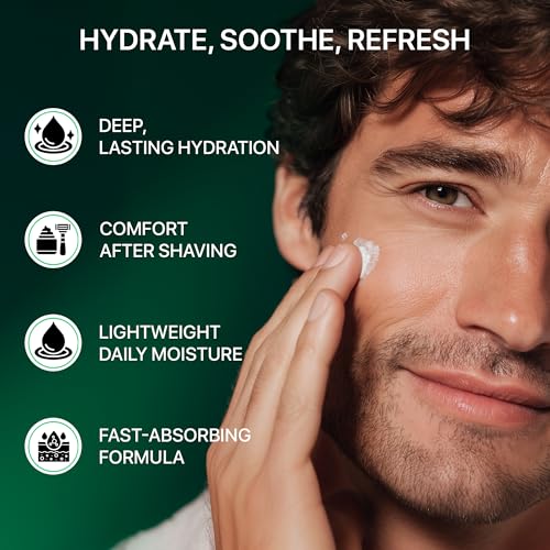 Viva Lab Men's Face Moisturizer & After Shave Lotion - Anti-Aging, Hydrating, 1.85oz