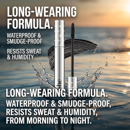 Blushe Waterproof Mascara – Long-Wearing, Smudge Proof
