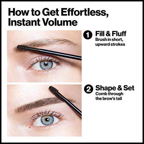 Revlon ColorStay Brow Fiber Filler Waterproof Eyebrow Gel, Blonde
