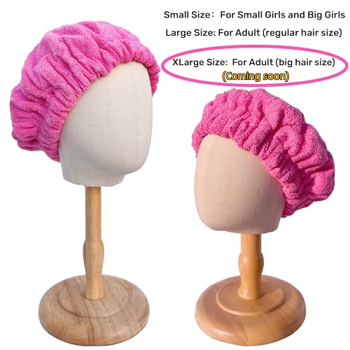 AKISS Flaxseed Deep Conditioning Heat Cap for Kids - Fuchsia Floral