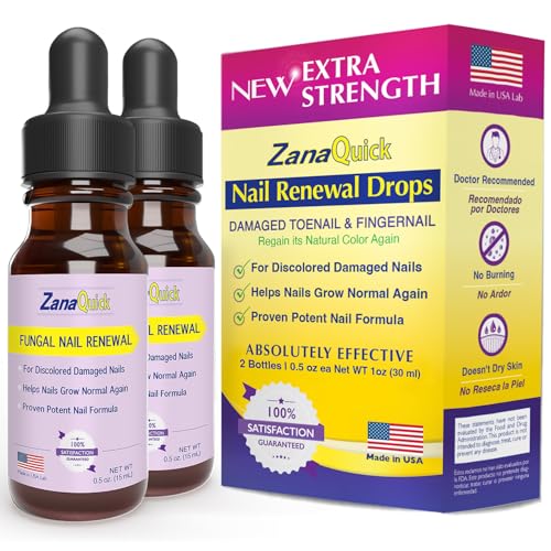 ZanaQuick Extra Strength Toenail & Fingernail Repair Drops - 2 Pack