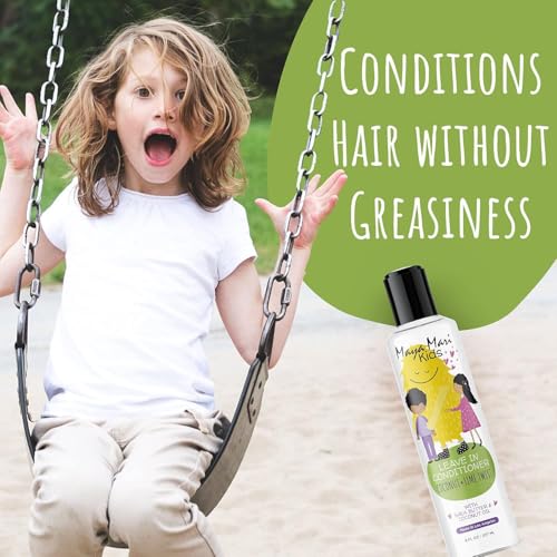 Kids Hair Care Set with Shampoo, Conditioner, Detangler & Styling Gel - Coconut Lime Twist, 52 fl oz