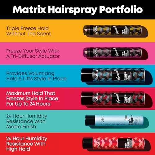 Matrix Vavoom Extra Full Freezing Finishing Spray For All Hair Types - Volumizing, High-Hold Hairspray, Styling Product