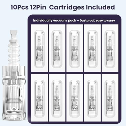 AUSGOOD Dr Pen A10 Microneedling Pen for Home Use - 0.25mm, Travel Friendly