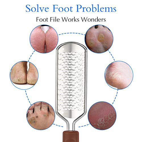 Pefei Colossal Stainless Steel Foot File - Callus & Hard Skin Remover