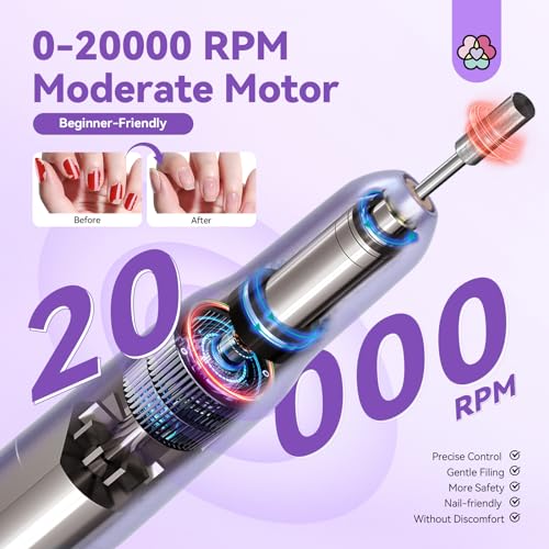 SAVILAND Long Coffin Soft Gel Nail Tips Kit with UV Lamp & Nail Tools - 13-Long Coffin