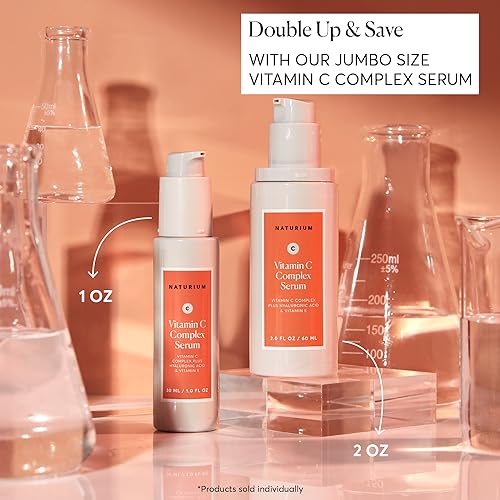 Naturium Vitamin C Serum with Hyaluronic Acid & Vitamin E, 1 oz