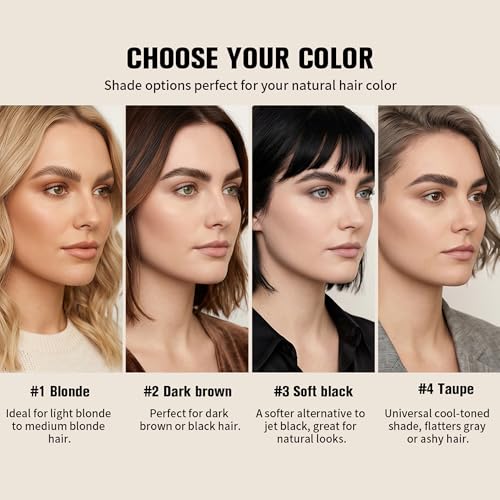 BEUKING Waterproof Dual-Ended Brow Pencil & Gel for Natural & Long-Lasting Eyebrows