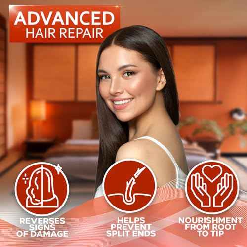 Batana Oil Hair Serum - Repair Thinning, Dry, Damaged, Fine and Split Ends - Thickening, Lightweight Formula - Anti Frizz and Heat Protection Control Products for Men and Women - Curly and Frizzy Mix