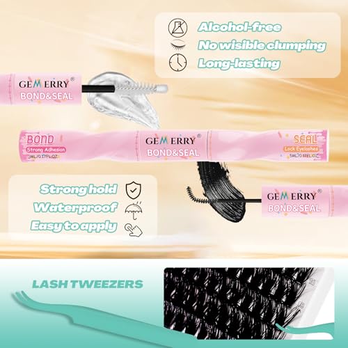 Lash Clusters Kit 80D-100D 12-21mm Wispy & Spiky