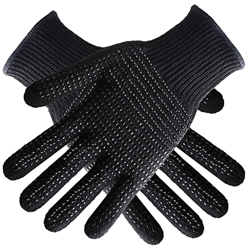 Heat Resistant Gloves for Hair Styling - 2Pc Set, 300°C