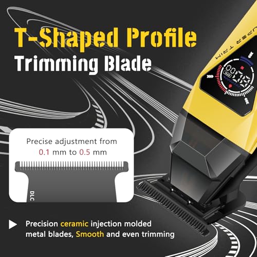 VGR 877S3 Professional Hair Clippers with LED Display & Turbo Motor