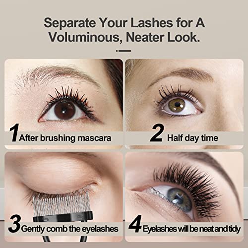 SWEET VIEW Eyelash Comb Set 3-Pc Lash Separator & Eyebrow Brush