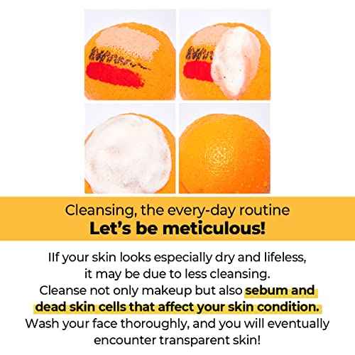 numbuzin No.2 Cleansing Foam | Deep Clean Fresh Cream Cleanser | Foam Cleanser, Gentle Exfoliation, Deep Cleansing, Natural Ingredients | Blackheads, Excess Oil, Dead Skin Cells | 4.05 fl. oz.