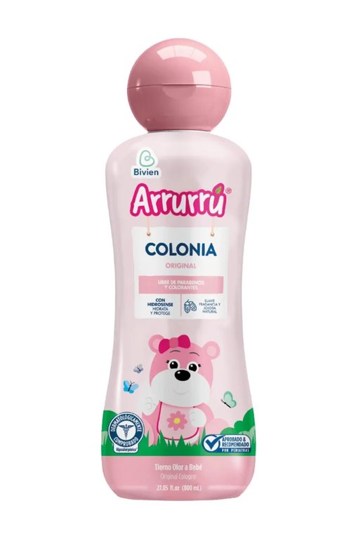 Arrurru Colonia Original Pink 27.05 oz or 800 Ml