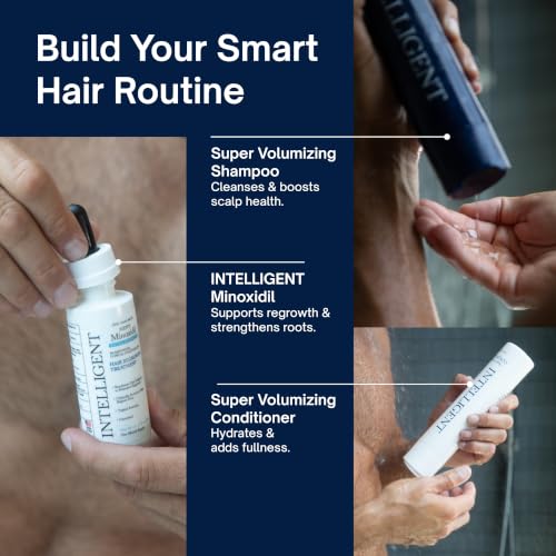 INTELLIGENT Volumizing Shampoo for Thinning Hair 10 fl oz – Scalp Care & Strengthening