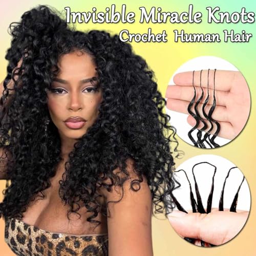 Burmese Curly Crochet Human Hair 22" 60g