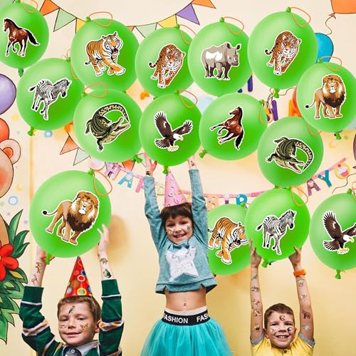 Jungle Animal Party Favors Set - 72 Piece Bundle