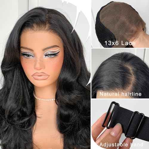 Voluminous Feather Layered Hair Flip Out Preplucked Precision-Precut-cut Ready-to-Go Glueless 13x6 HD Synthetic Lace Front Wig Natural Black Wig