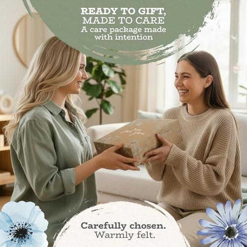 Self Care Gifts for Women, Spa Gift Baskets for Women with Neck Wrap, Spa Head Band & Bracelet, Face Roller, Gua Sha, Face Scrubbers, Aromatic Candle and Healing Stone Bracelet, Self Care Kit.