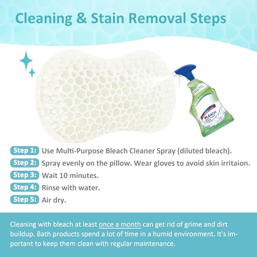 Sunlit Bath Jello Gel Lumbar Support Bath Pillow