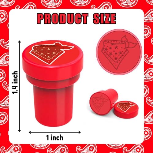 36-Piece Western Party Favors Set - Cowboy Tattoos & Stamps