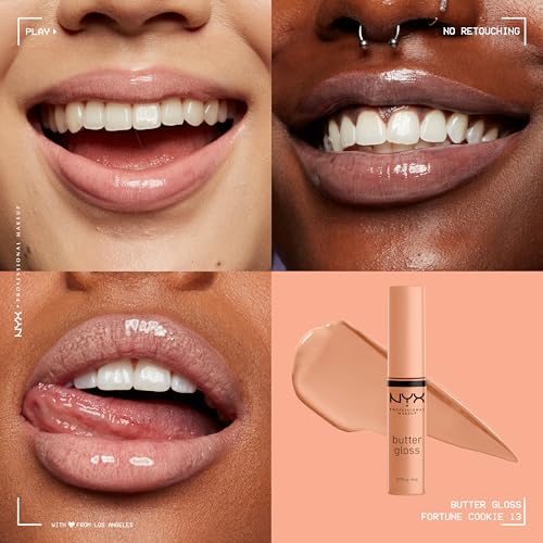 NYX Butter Gloss - Non-Sticky Lip Gloss in Fortune Cookie