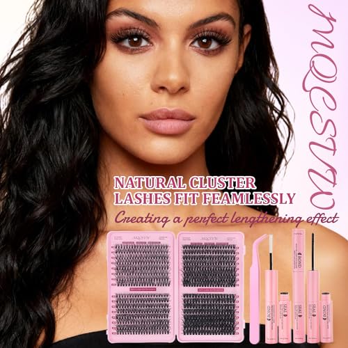 Lash Clusters Kit 640 Pcs Wispy Extensions 9-18mm DIY