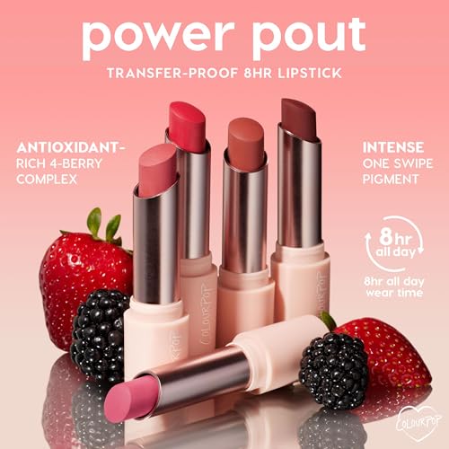 ColourPop PowerPout Matte Lipstick - 8HR Transfer-Proof