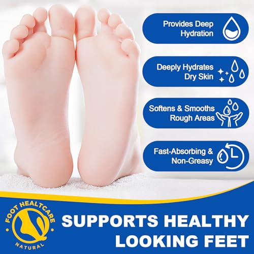 60% Urea Foot Cream Stick with 2% Salicylic Acid for Dry Cracked Feet (2 Pack)