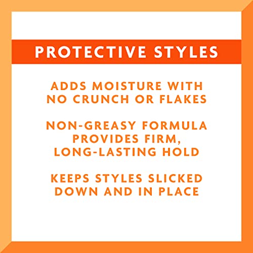 Cantu Protective Styles by Angela Braiding & Twisting Gel with Marula Oil & Aloe Vera, 8 Ounce (Pack of 2)