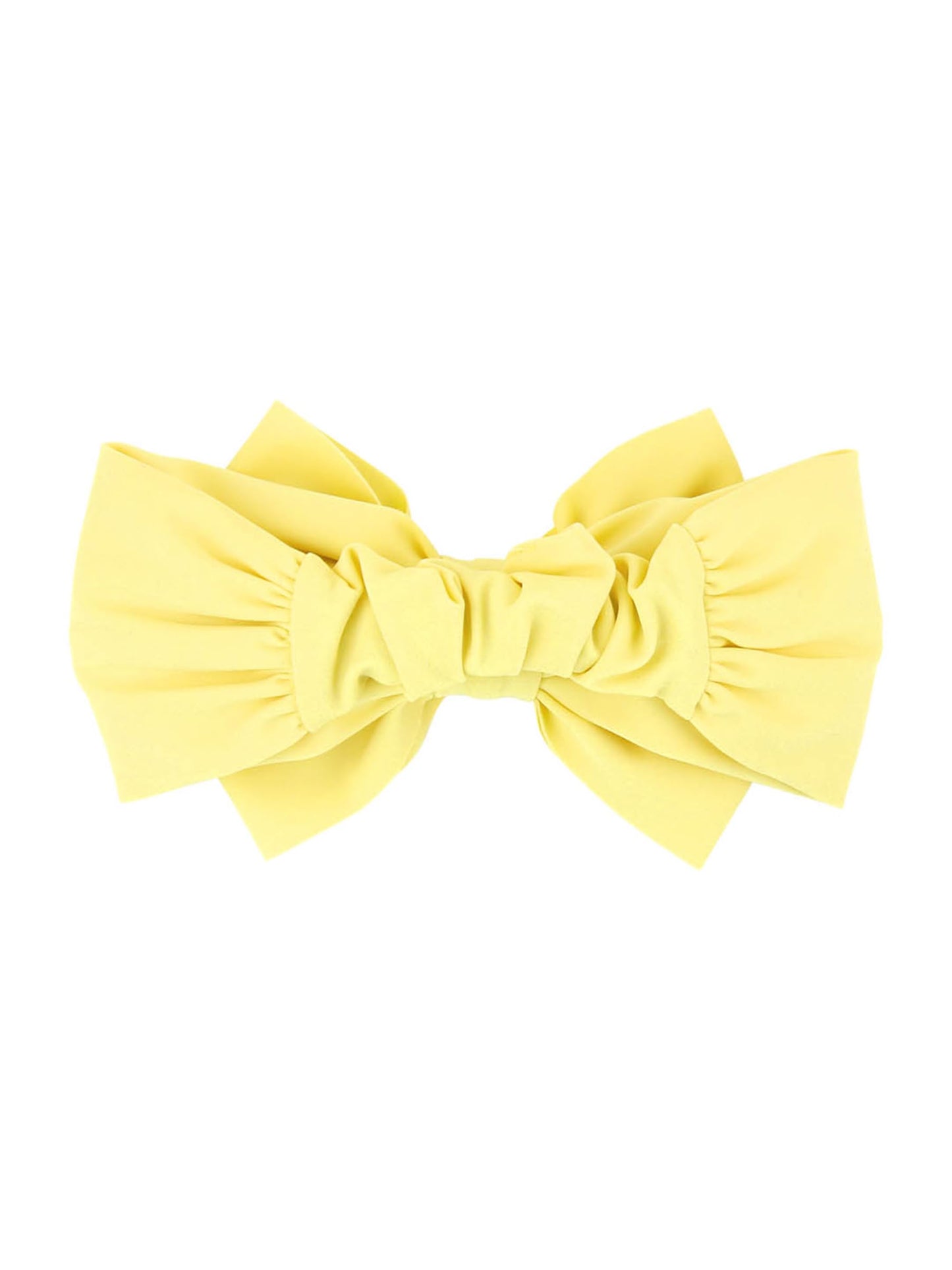 RuffleButts Banana Swim Bow Headband - One Size