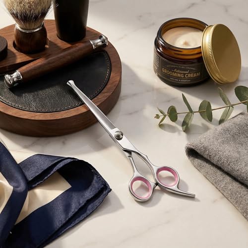 Women¡¯S Pubic Hair Scissors Round-Tip Scissors&Bikini Trimmer Safety Groomer For Sensitive Areas, Stainless Steel, Ergonomic Grip£¨Pink£©