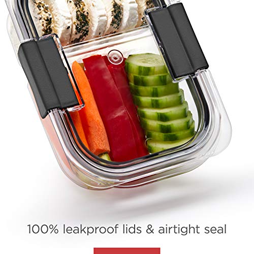 Rubbermaid Brilliance BPA Free Food Storage Containers with Lids