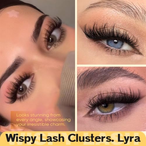 Wispy Lash Clusters 12-18MM D Curl Eyelash Extensions