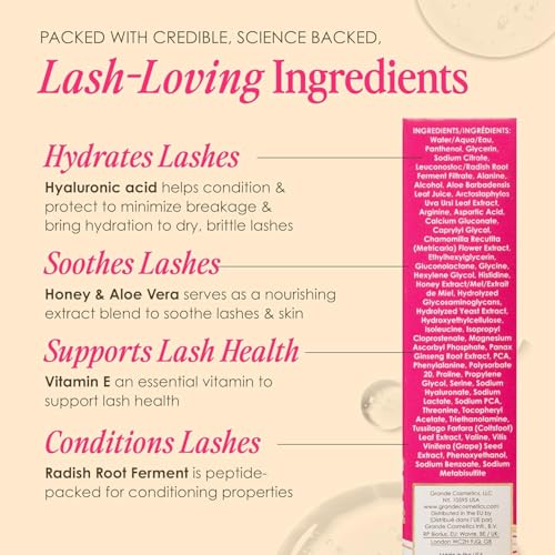 GrandeLASH-MD Lash Enhancing Serum with Peptides & Vitamins for Longer, Fuller Lashes