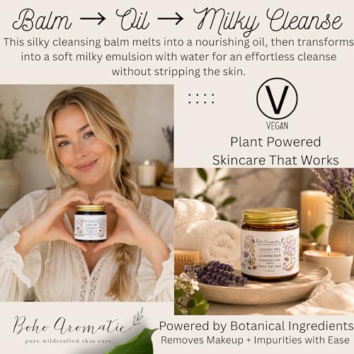 Lavender Melt Cleansing Balm | Balm-to-Milk Makeup Remover
