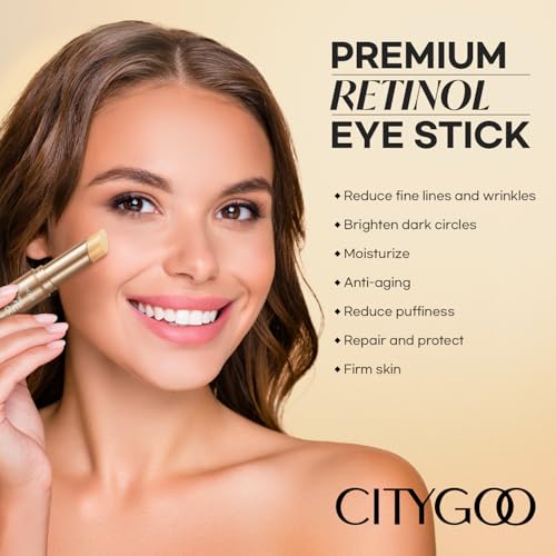 CITYGOO Retinol Eye Stick - Dark Circles, Puffiness & Fine Lines