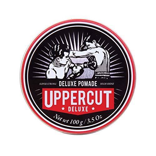 Uppercut Deluxe Pomade for Men – Strong Hold, High Shine, Water-Based