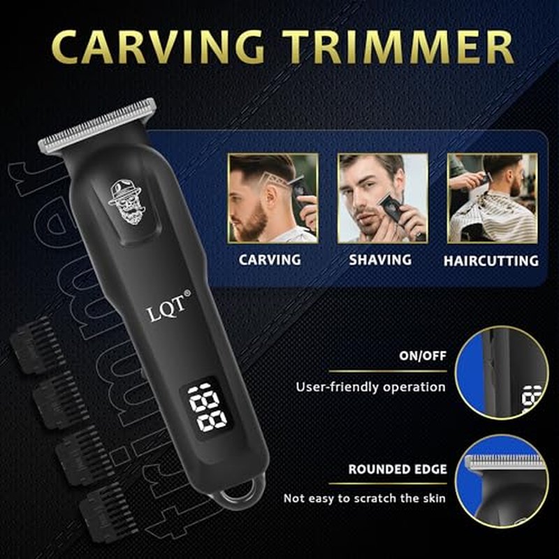 LQT 4-in-1 Cordless Hair Clippers Set for Men - Beard Trimmer & Shaver