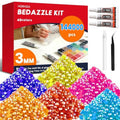 144000 Resin Rhinestones 48 Colors 3mm Flatback Gems with B7000 Glue