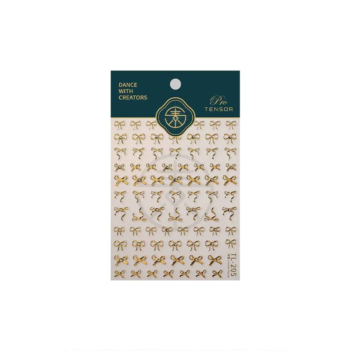 5D Embossed Bow Nail Art Stickers Gold Bow Knot Nails Stickers Self Adhesive Nail Decals Rhinestone Design Manicure for Women Nail Art Decorations