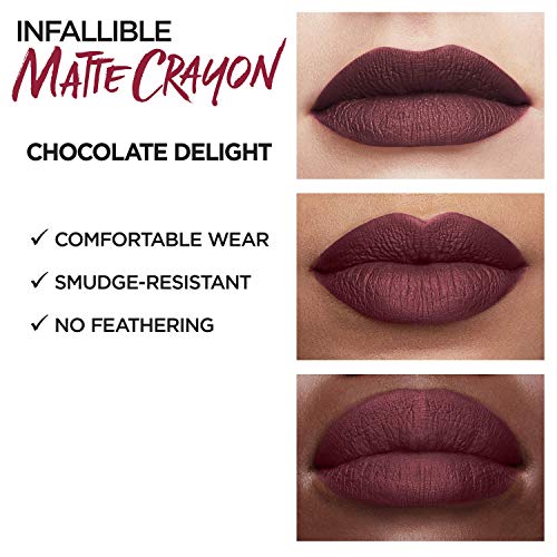 L'Oréal Infallible Matte Lip Crayon - Chocolate Delight