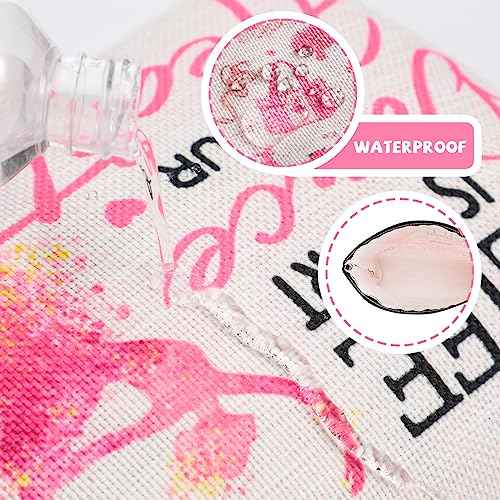 Silkfly 12 Pcs Christmas Dance Makeup Bag Ballet Cosmetic Bag Ballet Lover Gift Christmas Dance Party Favors Princess Party Favors Tutu Supplies Portable Toiletry Zipper Pouch for Women