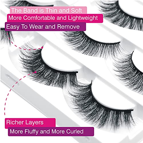 Eliace 6D Cat Eye Mink Lashes 30 Pairs Wispy