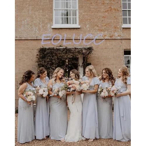 Bridesmaid Proposal Gifts Letter Cosmetic makeup bag bulk for Wedding Party Favors Bachelorette party decorations Makeup Pouch Birthday Toiletry Organizer Bag Makeup Case Gift (8Bluewhite)