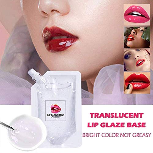 DIY Lip Gloss Base - Vegan Moisturizing Oil Kit 50ml+60ml