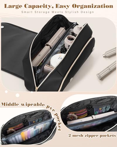 Marscamd Hair Tool Travel Bag with Heat Resistant Mat