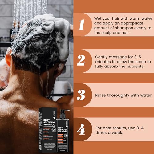Root Activator Hair Thickening Shampoo for Men
